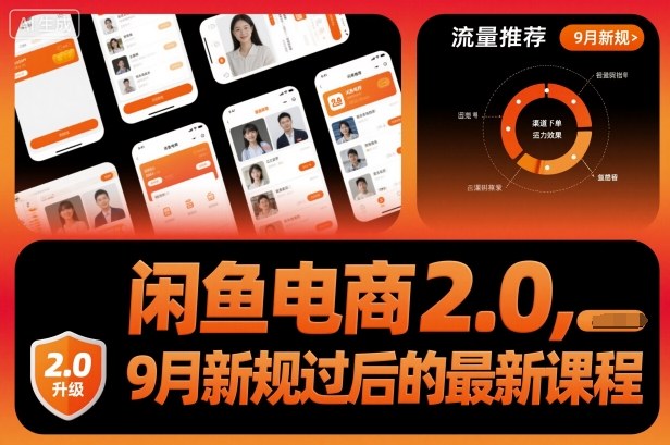 闲鱼电商2.0，9月新规过后的最新课程|HOOK协议网