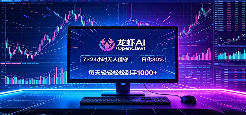 龙虾AI(OpenClaw)全自动挂机，智能操控电脑高效执行任务，每天轻松到手四位数|一人科技公司导航