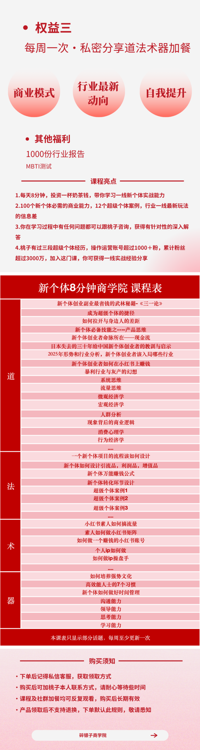 AI+新个体创业必修课-更新0922｜道法术器｜商业逻辑·小红书流量·AI智能体｜低成本打造个人变现小生意全套教学|一人科技OPC聚合软件