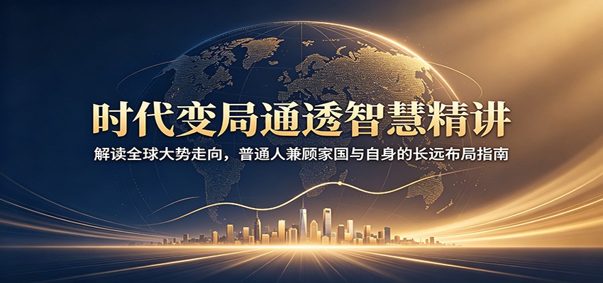 时代变局通透智慧精讲：解读全球大势走向，普通人兼顾家国与自身的长远布局指南|一人科技OPC聚合软件