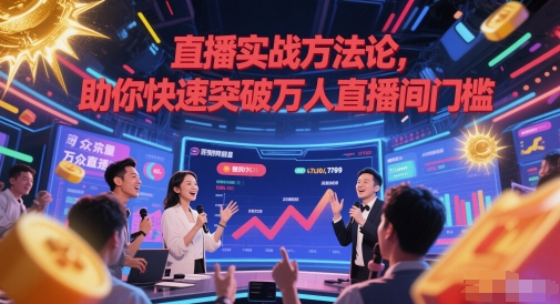 直播实战方法论，助你快速突破万人直播间门槛|HOOK协议网