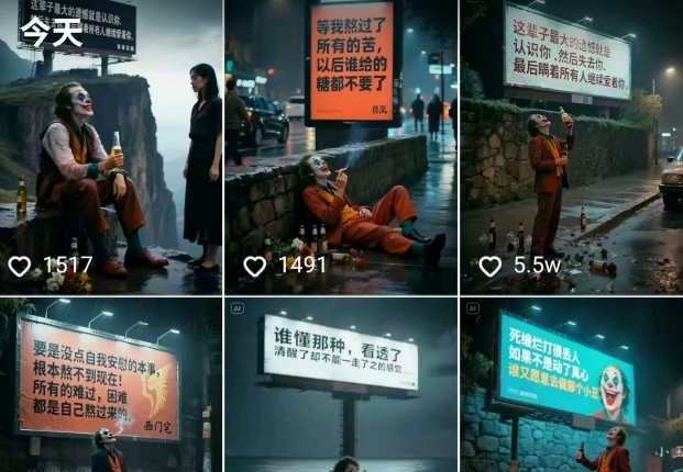 一条视频竟然15W赞！用AI制作小丑自嘲扎心文案视频，当下非常火爆的短视频流量神器|HOOK协议网