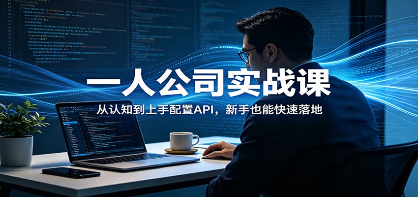 一人公司实战课：从认知到上手配置API，新手也能快速落地|协议软件打粉软件