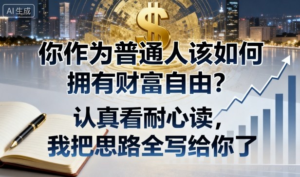 付费文章：你作为普通人该如何拥有财富自由？认真看耐心读，我把思路全写给你了|HOOK协议网