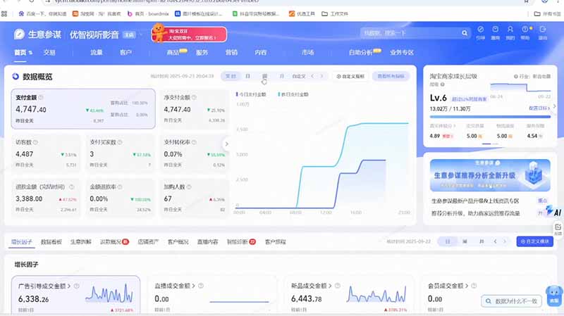 淘宝VIP特训课-更新：蓝海选品+付费投放｜短视频AI运营｜大促起爆全流程，破解店铺无流量无利润难题|一人科技OPC聚合软件