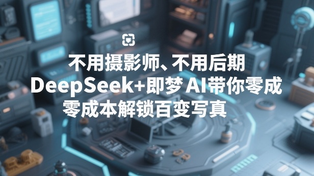 不用摄影师、不用后期，DeepSeek+即梦AI带你零成本解锁百变写真！|协议软件打粉软件