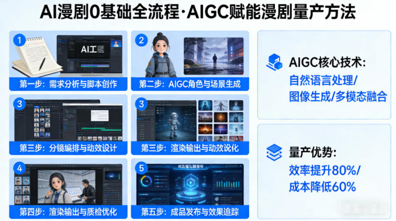 AI漫剧0基础全流程，快速掌握AIGC赋能的漫剧量产方法|协议软件打粉软件
