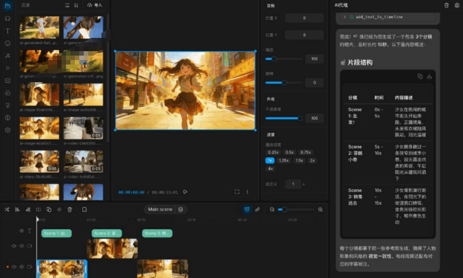 开源“剪映CapCut”替代品，居然支持一键生成视频字幕？还可在线AI剪辑视频，这也太爽了吧Cutia|一人科技OPC聚合软件