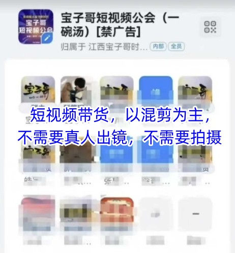 宝子哥头部团队短视频带货，以混剪为主，不需要真人出镜，不需要拍摄|HOOK协议网
