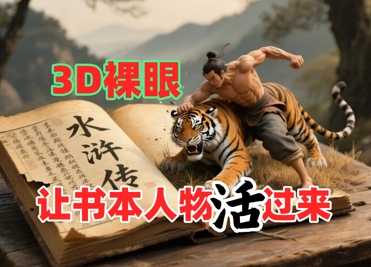 书本人物裸眼3D视频，新的玩法，流量超猛，保姆级教程|HOOK协议网