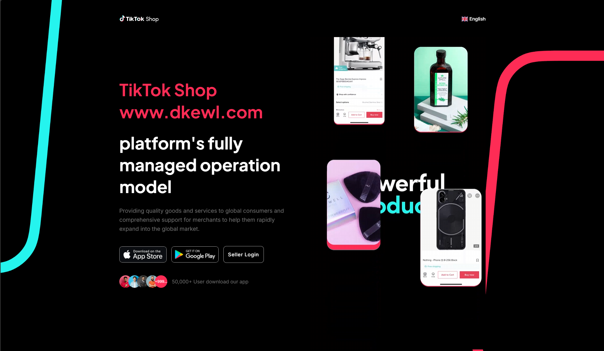 TikTok多语言商城系统源码+落地页 附搭建教程|HOOK协议网