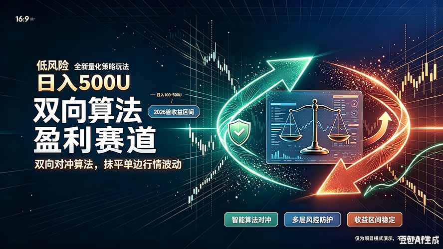 算法对冲/EA量化，日入500刀，躺着赚钱！你把它当做“自动提款机”，它把你就爆了|一人科技OPC聚合软件