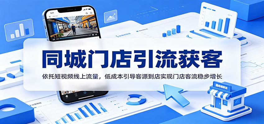 同城门店引流获客：依托短视频线上流量，低成本引导客源到店实现门店客流稳步增长|一人科技公司导航