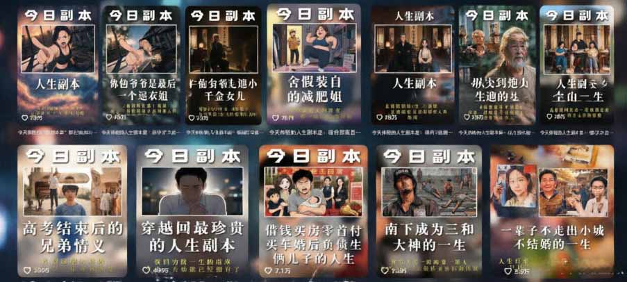 人生观察员短视频实战教学，沉浸式剧情创作，零基础打造爆款视频，接商单广告，独家精选分成收益|一人科技OPC聚合软件