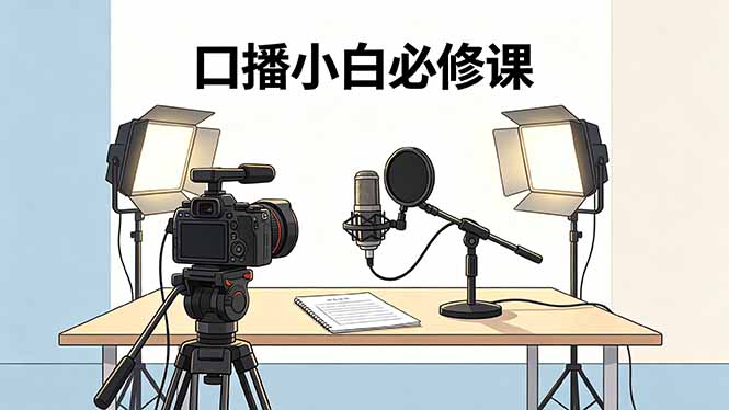 口播小白必修课：录像收音灯光设备+脚本撰写，搭专业级录制场景|一人科技公司导航