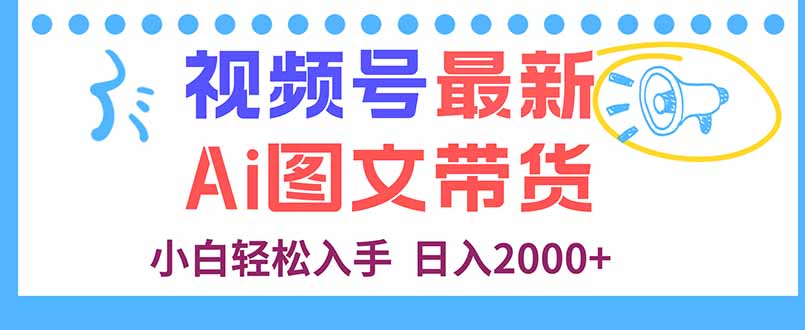 视频号最新AI图文带货，每天几分钟，小白轻松入手，日入2000+|HOOK协议网