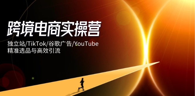 跨境电商实操营：独立站/TikTok/谷歌广告/YouTube，精准选品与高效引流|HOOK协议网