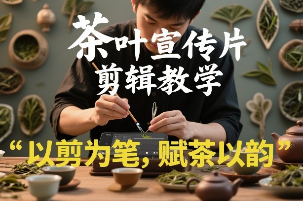 茶叶宣传片剪辑教学，以剪为笔，赋茶以韵，新手也能拍出高级感|协议软件打粉软件