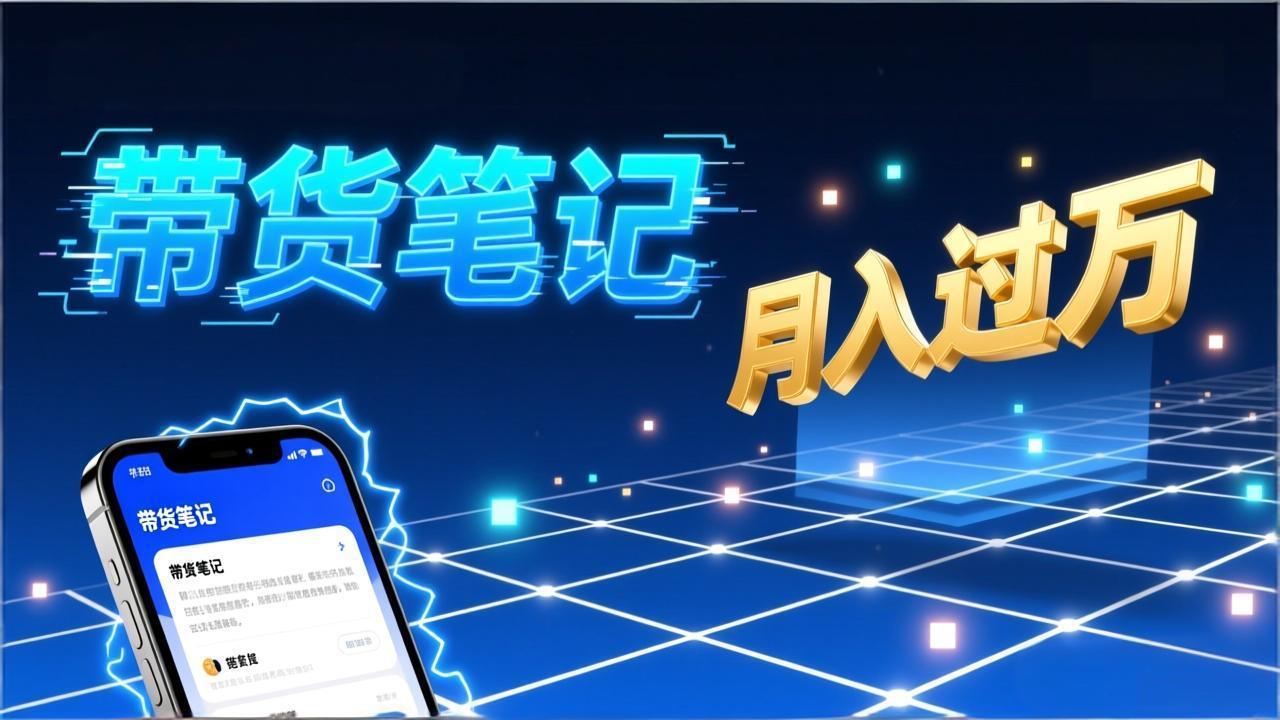 小红书爆款笔记带货实战：拆解封面标题正文全要素，手把手教你单篇笔记带货月入过万|HOOK协议网