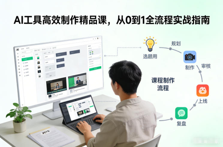 AI工具高效制作精品课，从0到1全流程实战指南|HOOK协议网