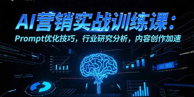 AI营销实战训练课：Prompt优化技巧，行业研究分析，内容创作加速|HOOK协议网