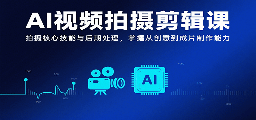 AI视频拍摄剪辑课，拍摄核心技能与后期处理，掌握从创意到成片制作能力|HOOK协议网