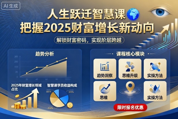 人生跃迁智慧课，把据2025财富增长新动向|HOOK协议网