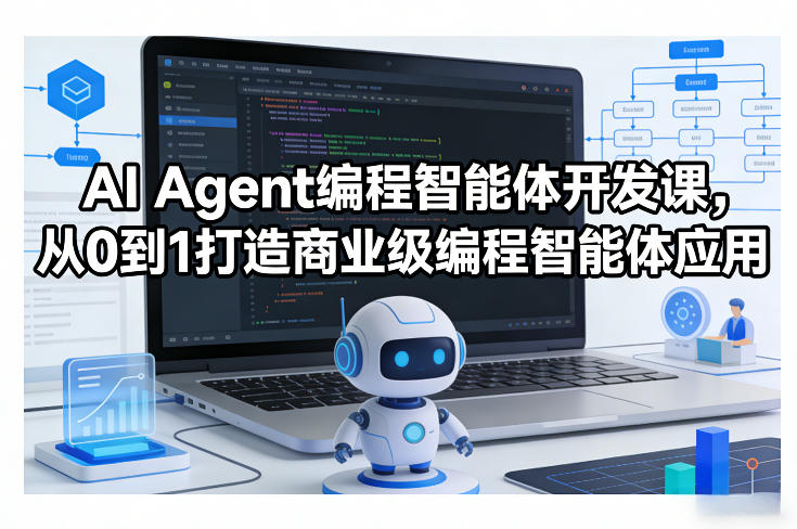 AI Agent编程智能体开发课，从0到1打造商业级编程智能体应用|协议软件打粉软件