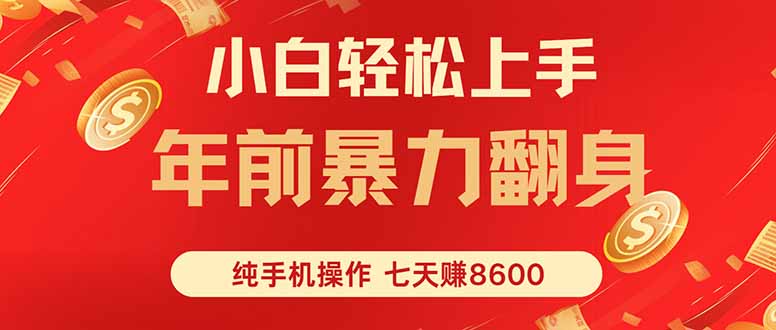 七天狂赚8600，小白纯手机操作，日入1000+|HOOK协议网