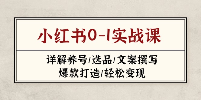 小红书0-1实战课(2023-2025|HOOK协议网