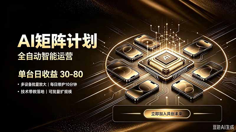 AI智能对话，矩阵规模化创业，全程技术扶持，长久稳定，日入800+|一人科技OPC聚合软件