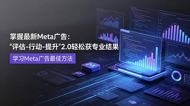 掌握最新的Meta广告，通过“评估-行动-提升”2.0版本轻松获得专业级结果。学习目前学习Meta广告的最佳方法|一人科技公司导航