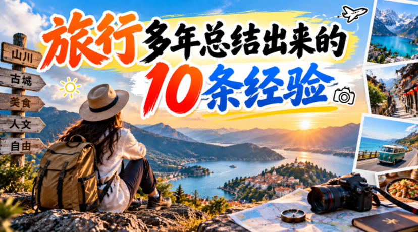 付费文章：旅行多年总结出来的10条经验|一人科技OPC聚合软件