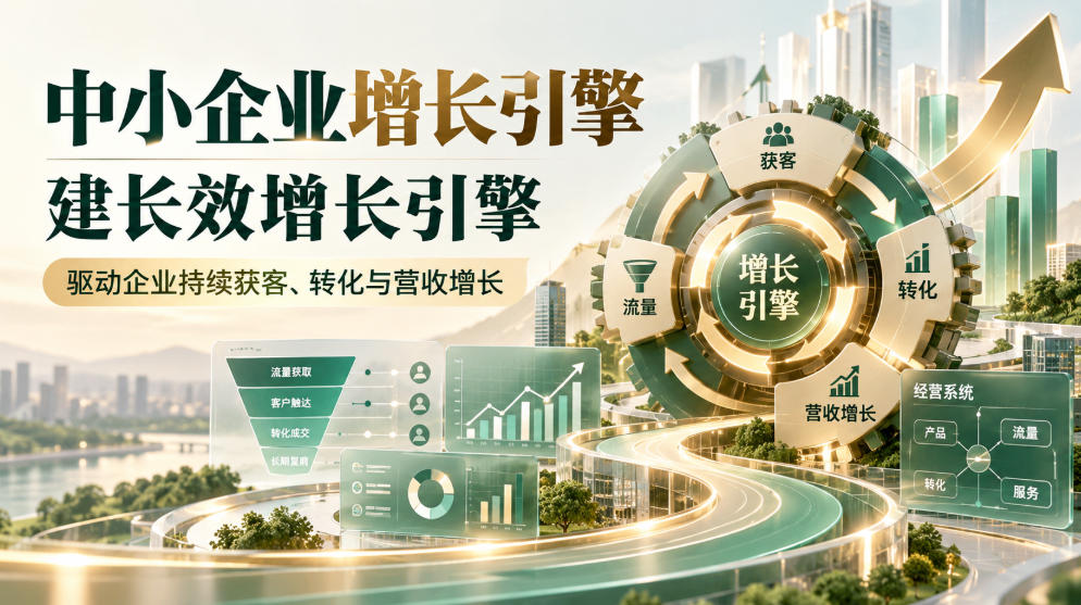 中小企业增长引擎，建长效增长引擎，驱动企业持续获客、转化与营收增长|一人科技OPC聚合软件