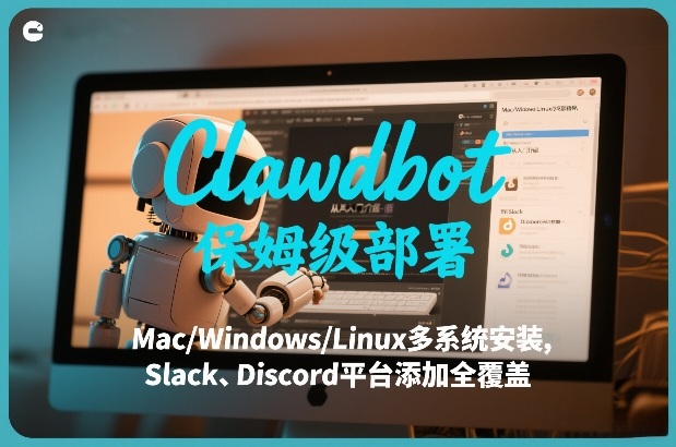 Clawdbot保姆级部署，从入门介绍、Mac/Windows/Linux多系统安装，到Slack、Discord平台添加全覆盖|协议软件打粉软件