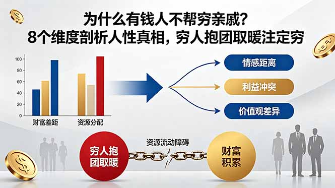 付费文章：为什么有钱人不帮穷亲戚？8个维度剖析人性真相，穷人抱团取暖注定穷|一人科技公司导航