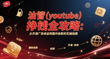油管(youtube)挣钱全攻略：从开通广告收益到国内收款的实操指南|HOOK协议网