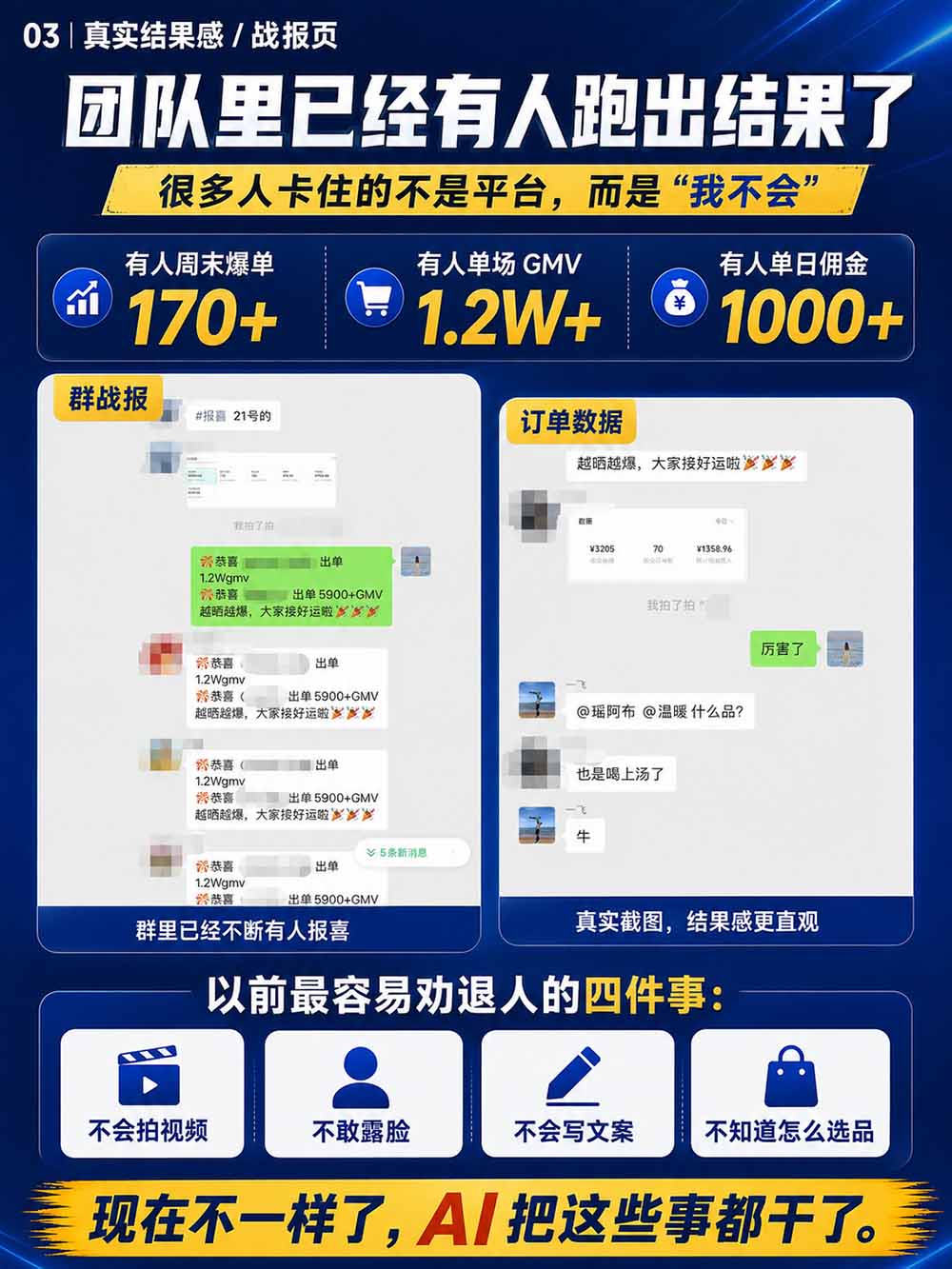 图片[5]|2026视频号AI爆品带货训练营-9月开课｜不露脸不直播，AI做视频发视频号，有人下单，你赚佣金，轻松单日佣金1000+|一人科技OPC聚合软件