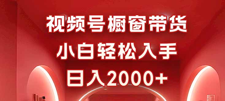 视频号橱窗带货，小白轻松入手，日入2000+|HOOK协议网