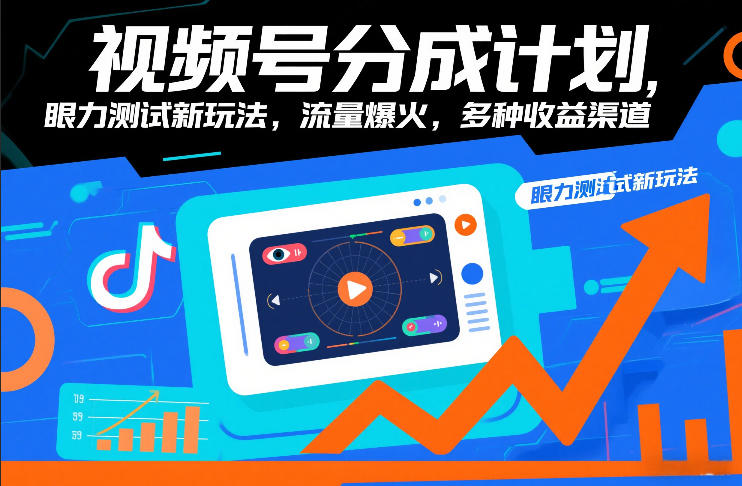 视频号分成计划，眼力测试新玩法，流量爆火，多种收益渠道|HOOK协议网
