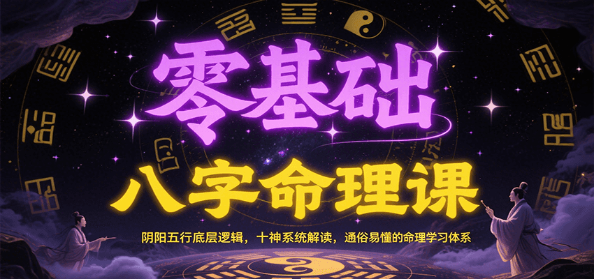 零基础八字命理课：阴阳五行底层逻辑，十神系统解读，通俗易懂的命理学习体系|HOOK协议网