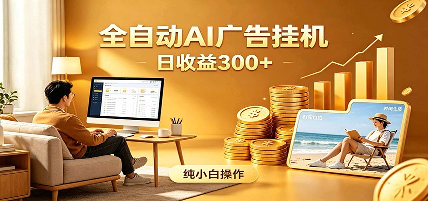 AI风口项目，全程解放双手，后台自动运行赚取收益，每天稳定收益300+|一人科技公司导航