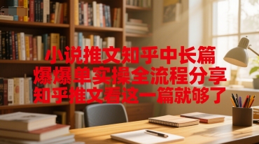 小说推文知乎中长篇爆单实操全流程分享，知乎推文看这一篇就够了|HOOK协议网