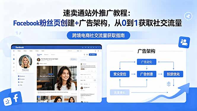 速卖通站外推广教程：Facebook粉丝页创建+广告架构，从0到1获取社交流量|一人科技公司导航