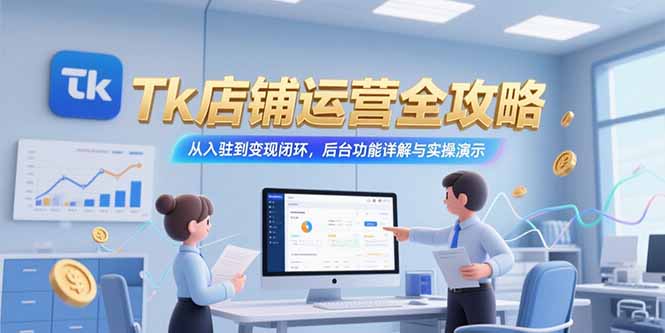 Tk店铺运营全攻略，从入驻到变现闭环，后台功能详解与实操演示|HOOK协议网