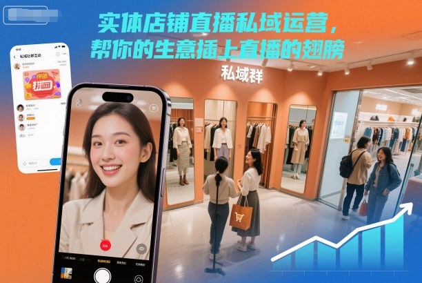 实体店铺直播私域运营，帮你的生意插上直播的翅膀|HOOK协议网