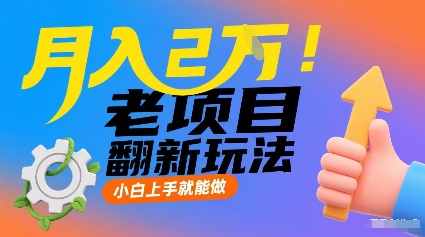 月入2W！老项目翻新玩法，小白上手就能做，非常容易上手|HOOK协议网