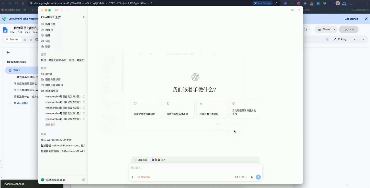 外贸人Codex + WordPress建站课|一人科技OPC聚合软件