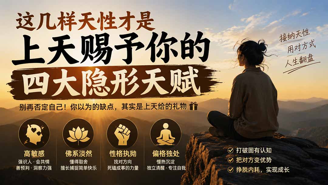 付费文章：这几样天性才是上天赐予你的四大隐形天赋|一人科技OPC聚合软件