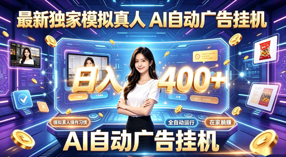 最新独家模拟真人，AI自动挂号挂G，日入400+，全程全自动运行，无需人工【揭秘】|一人科技公司导航